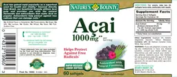Label for Acai