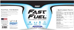 Label for Fast Fuel Blue Razz