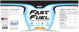 Label for Fast Fuel Orange