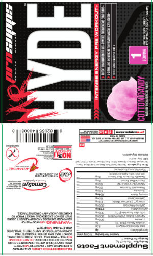 Mr Hyde Intense Energy Pre Workout Cotto