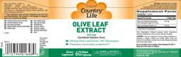 Label for Olive Leaf Extract 150 mg