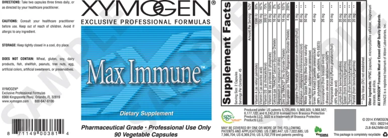 Label for Max Immune