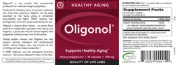 Label for Oligonol