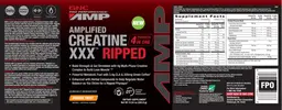 Label for Amplified Creatine XXX Ripped Orange Twist