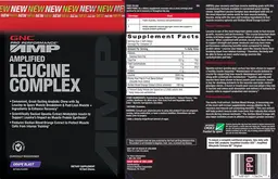 Label for Amplified Leucine Complex Grape Blast