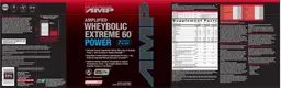 Label for Amplified Wheybolic Extreme 60 Power Strawberry