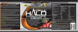 Label for Anabolic Halo Hardcore Pro Series Arctic Fruit Punch