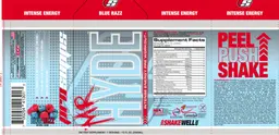 Label for Mr Hyde Intense Energy Pre Workout Blue Razz