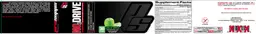 Label for NO3 Drive Green Apple