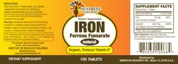 Label for Iron