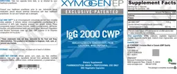 Label for IgG 2000 CWP