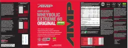 Label for Amplified Wheybolic Extreme 60 Original Natural Strawberry