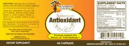 Label for Antioxidant