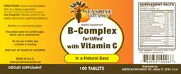 Label for B-Complex Fortified With Vitamin C