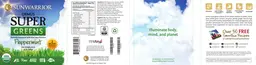 Label for Ormus Super Greens Peppermint