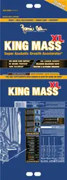 Label for King Mass XL Dark Chocolate