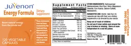 Label for Energy Formula