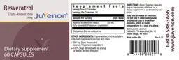 Label for Resveratrol