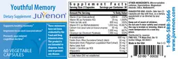 Label for Youthful Memory