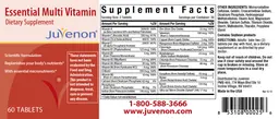 Label for Essential Multi Vitamin