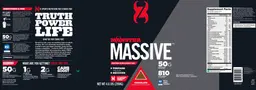 Label for Monster Massive Chocolate