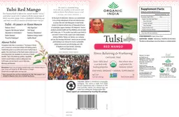 Label for Tulsi Red Mango