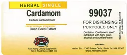 Label for Cardamom