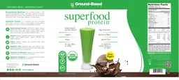 Label for Superfood Protein Rich Chocolate