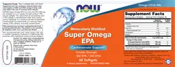 Label for Molecularly Distilled Super Omega EPA
