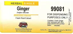 Label for Ginger