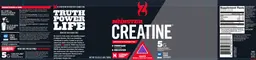Label for Monster Creatine Grape