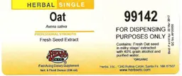 Label for Oat