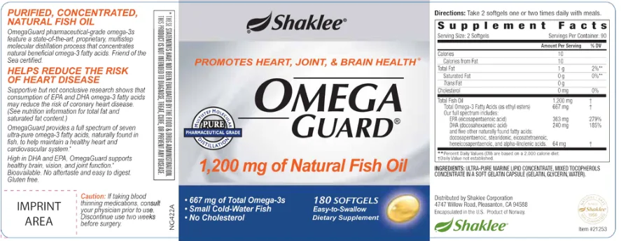 Label for Omega Guard