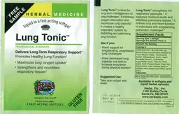 Label for Lung Tonic