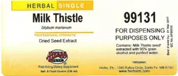 Label for Milk Thistle