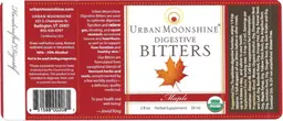 Label for Digestive Bitters Maple