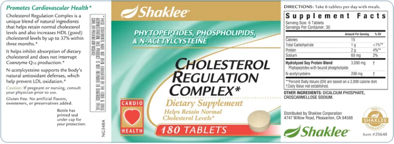 Label for Cholesterol Regulation Complex