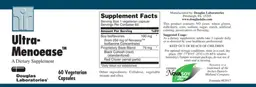 Label for Ultra-Menoease