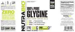 Label for 100% Pure Glycine