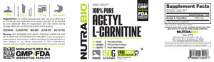 100% Pure Acetyl L-Carnitine