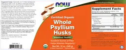Certified Organic Psyllium Husk Powder