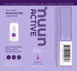 Label for Active Grape