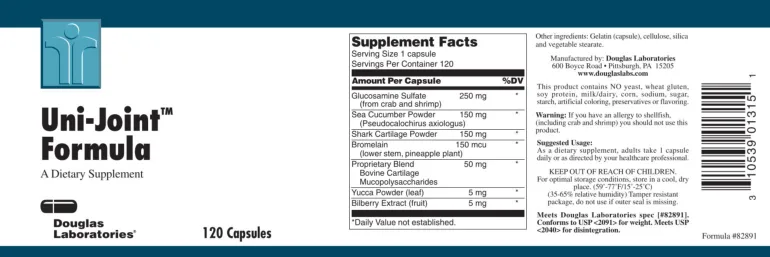 Label for Uni-Joint Formula