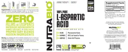 Label for 100% Pure L-Aspartic Acid