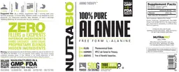 Label for 100% Pure Alanine