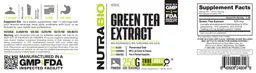 Label for Green Tea Extract
