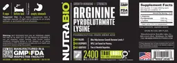 Label for Arginine Pyroglutamate Lysine 2400 Milligrams