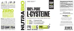 Label for 100% Pure L-Cysteine