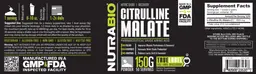 Label for Citrulline Malate