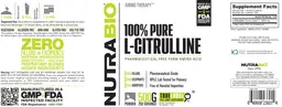 Label for 100% Pure L-Citrulline